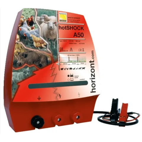 Električni pastir - čobanica: Hotshock A50 - akumulator 12V