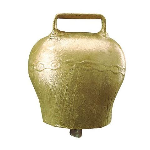 Čelično zvono, oblo, boja bronze, visina 60 mm
