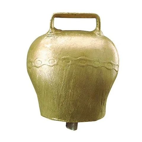 Čelično zvono, oblo, boja bronze, visina 60 mm