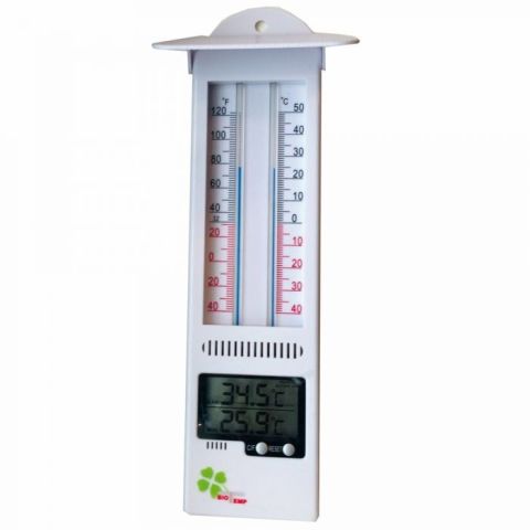 Termometar minimum maksimum digitalni dualni prikaz