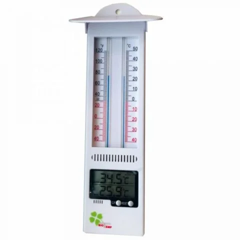 Termometar minimum maksimum digitalni dualni prikaz