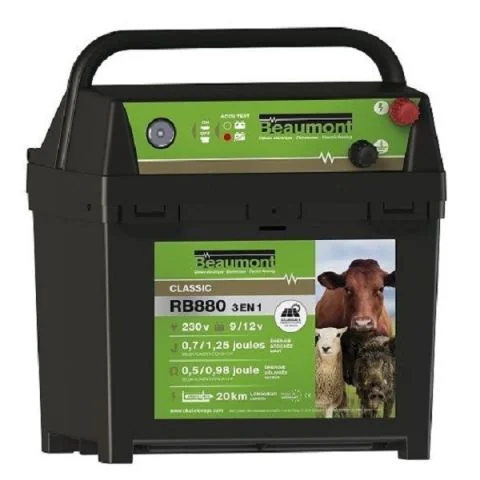 Električni pastir 230V/12V/9V Beaumont Classic RB880 bez solarnog panela