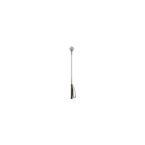 Bič za konje 65cm pink-srebrni