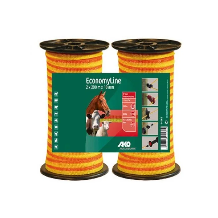 Traka za pastira 2x200m 10mm