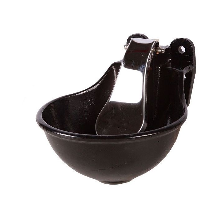 Pojilica emajlirana sa metalnim jezičkom crna