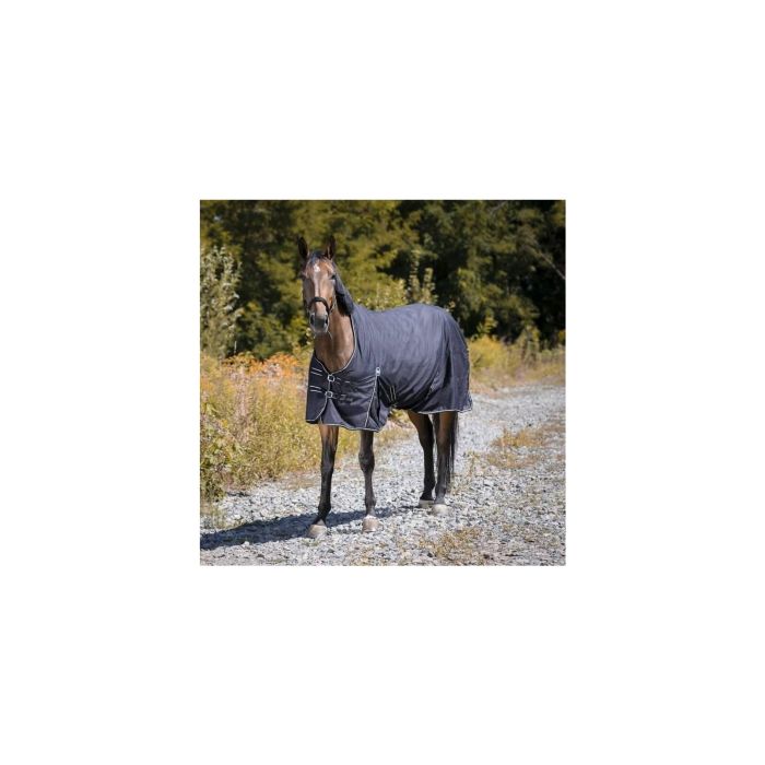 Prekrivač za konje vodootporan crni