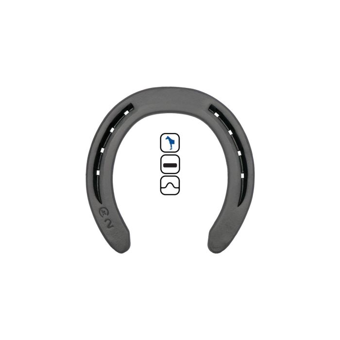 Potkovice za konje DF Quarter 20x8 2/C 0 prednje