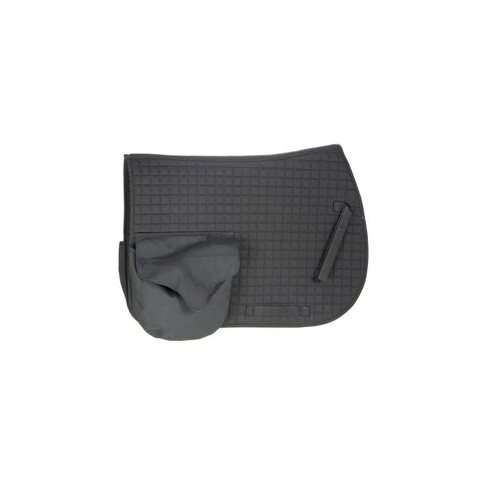 Podsedlo za konje sa džepovima crno