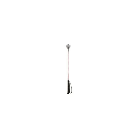 Bič za konje 65cm pink-srebrni