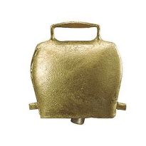Čelično zvono, ravno, boja bronze, visina 60 mm