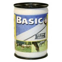 Traka za električnI pastir 200m x 20mm - Basic Classe