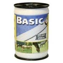 Traka za električnI pastir 200m x 20mm - Basic Classe