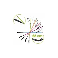 Bič za konje za dresuru Fluo 65cm