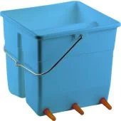 Četvrtasta kantica sa pregradom sa 6 cucli, 11 l