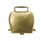 Čelično zvono, ravno, boja bronze, visina 60 mm