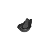 Pojilica emajlirana sa crnim jezičkom crna