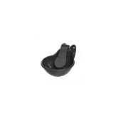 Pojilica emajlirana sa crnim jezičkom crna