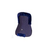 Podsedlo za konje Riding World 3full crno i teget