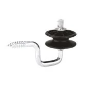 Izolator za električnog pastira ugaoni crni  Kerbl