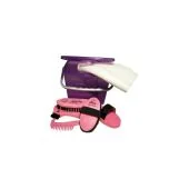 Komplet četke za čišćenje konja u kutiji